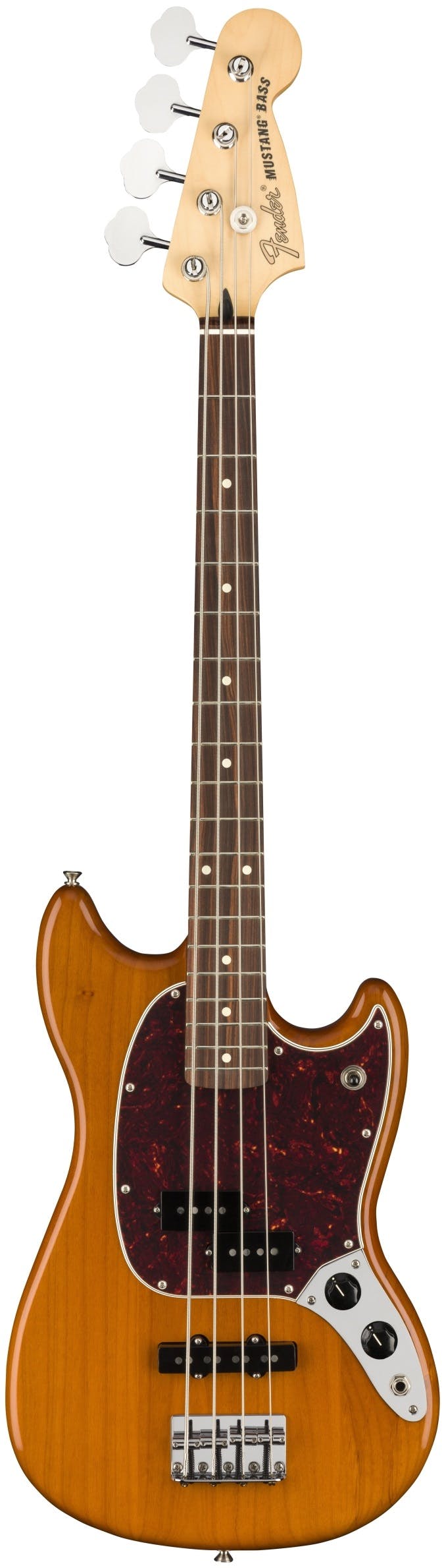 Fender Player Mustang Bass PJ in Aged Natural - Andertons Music Co.