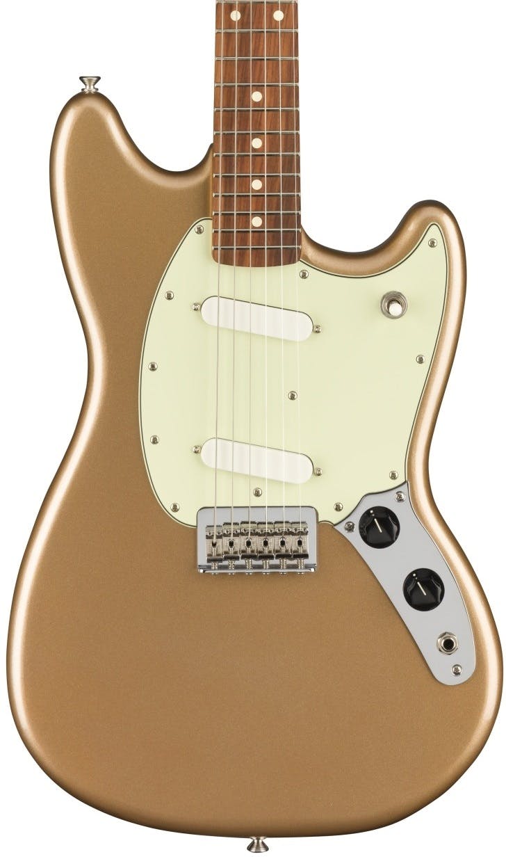 fender mustang gold