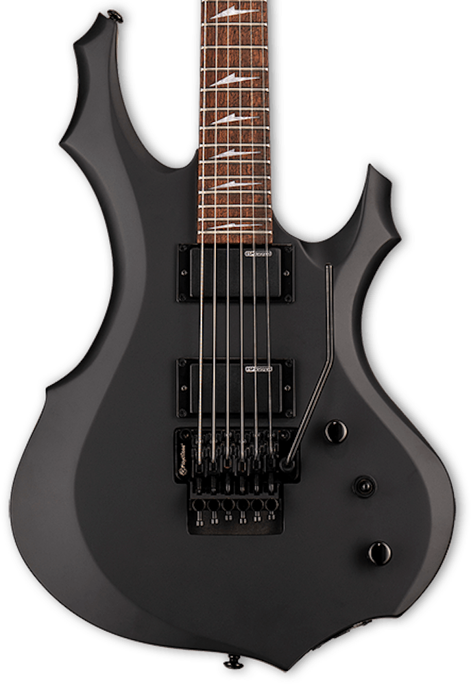 ESP LTD F-200 in Black Satin
