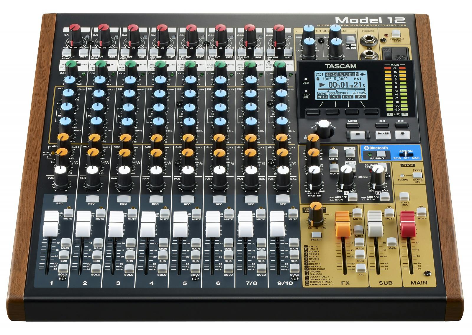 48V Phantom Power Supply Mixing Consoles for Audio Recording Digital Mixer Stereo Digital Mixing Console Audio Mixer