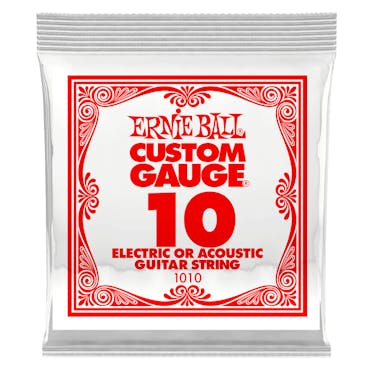 Ernie Ball Single Plain Guitar String 10