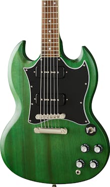 Epiphone SG Classic with P-90s in Worn Inverness Green