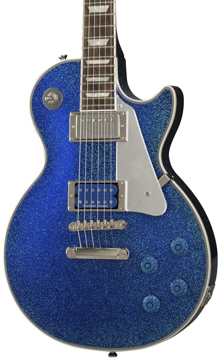 tommy thayer electric blue les paul