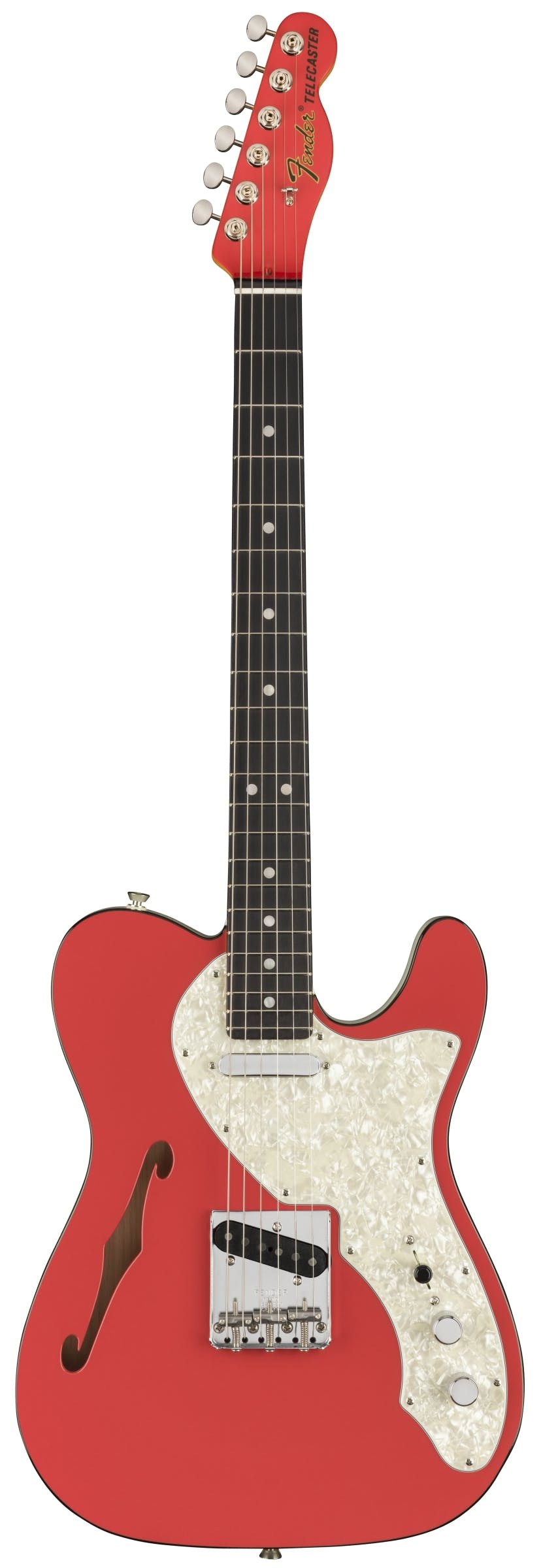 fender telecaster thinline fiesta red