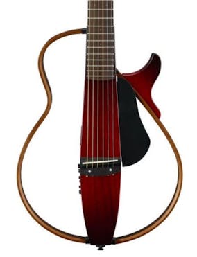 Yamaha SLG200S Steel String Silent Guitar in Crimson Red Burst
