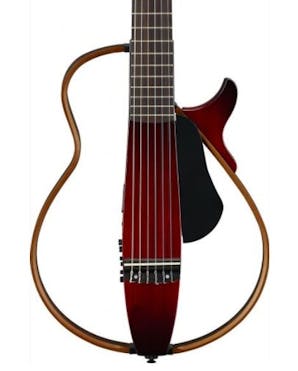 Yamaha SLG200N Nylon String Silent Guitar in Crimson Red Burst