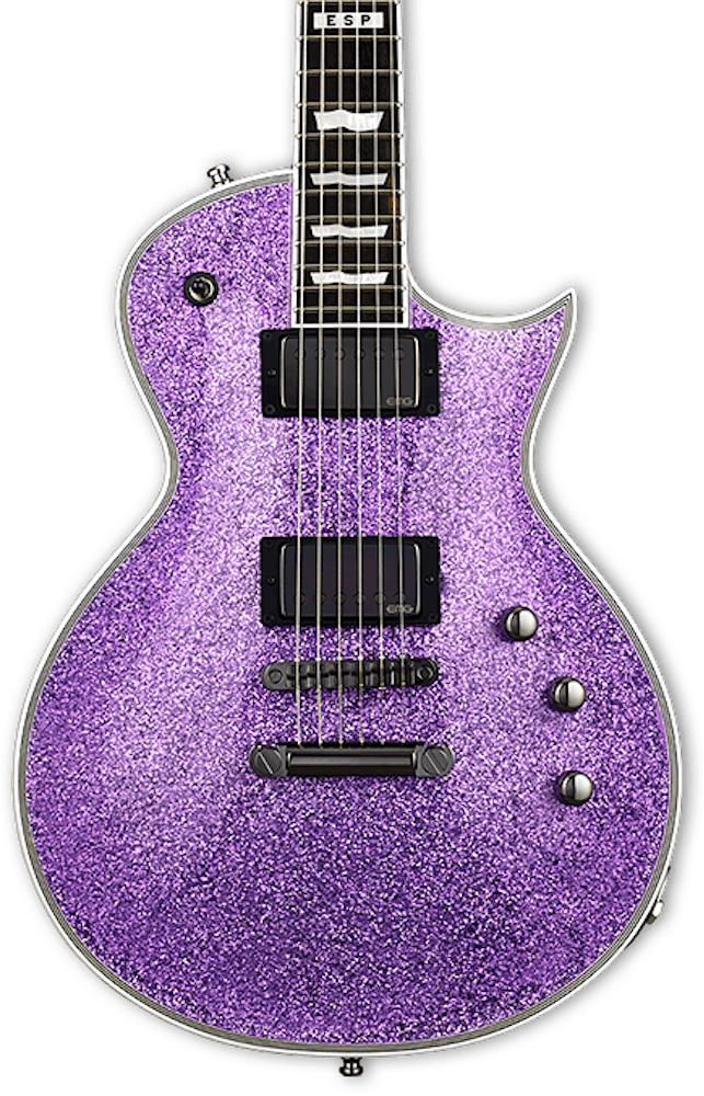 ESP E-II Eclipse DB in Purple Sparkle