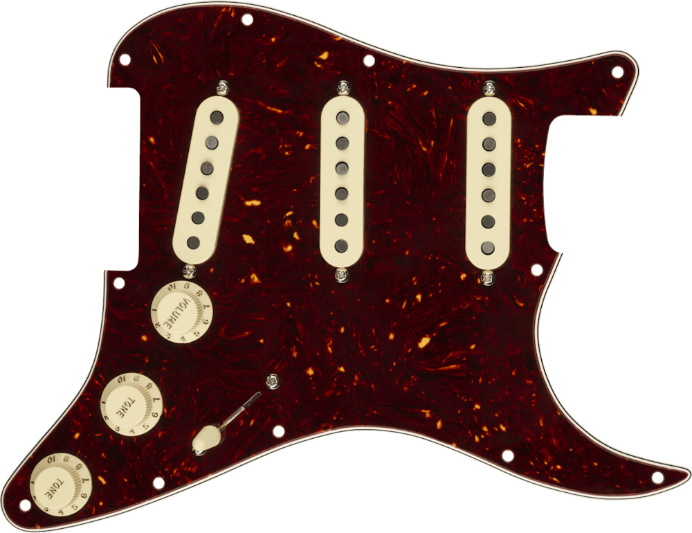 Fender Pre Wired Pickguard Stratocaster SSS Custom '69 in Tortoise Shell