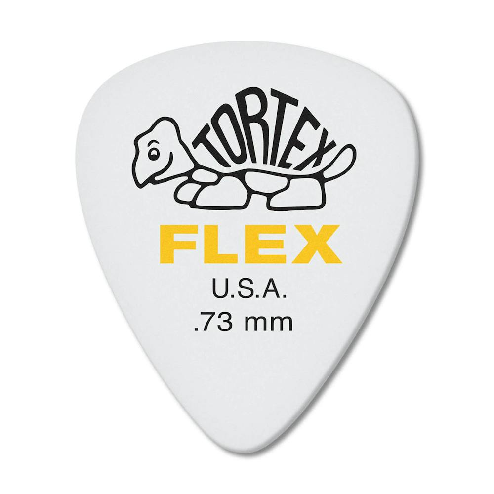 Dunlop Tortex Flex Standard 0.73mm Guitar Picks - Pack of 12
