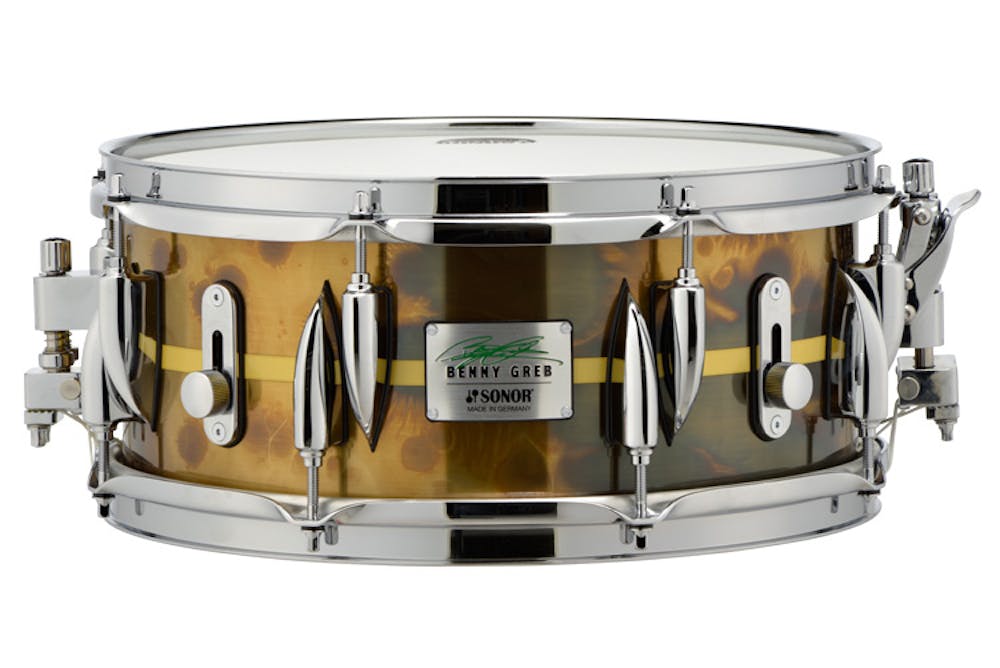 Sonor Benny Greb Signature Snare 13" x 5.75" Brass with Internal Dampening