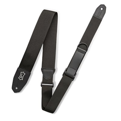 Levy's Right Height Polyester Guitar Strap in Black