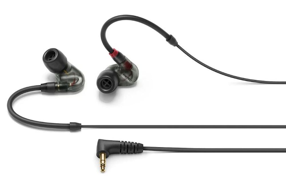 Sennheiser IE 400 PRO In-ear Monitoring Headphones in Smoky Black