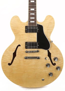 Gibson USA ES-335 Figured Semi Hollow Electric Guitar in Antique Natural