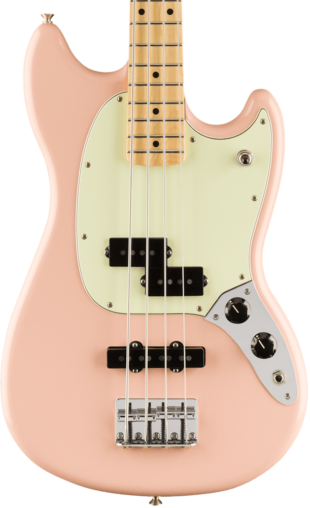 Fender Limited Edition Player Mustang Bass in Shell Pink