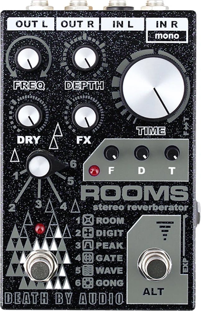 Death by Audio Rooms Stereo Reverberator Pedal - Andertons Music Co.