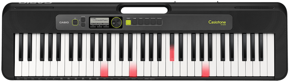 Casio LK-S250C5 61-Note Touch Sensitive Portable Lighted-Key Learning Keyboard