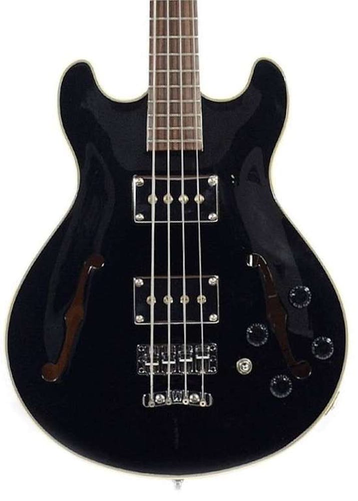 Warwick RockBass Star Bass Maple 4 in Solid Black High Polish