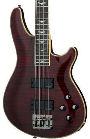 Schecter Omen Extreme-4 Bass Guitar in Black Cherry - Andertons Music Co.