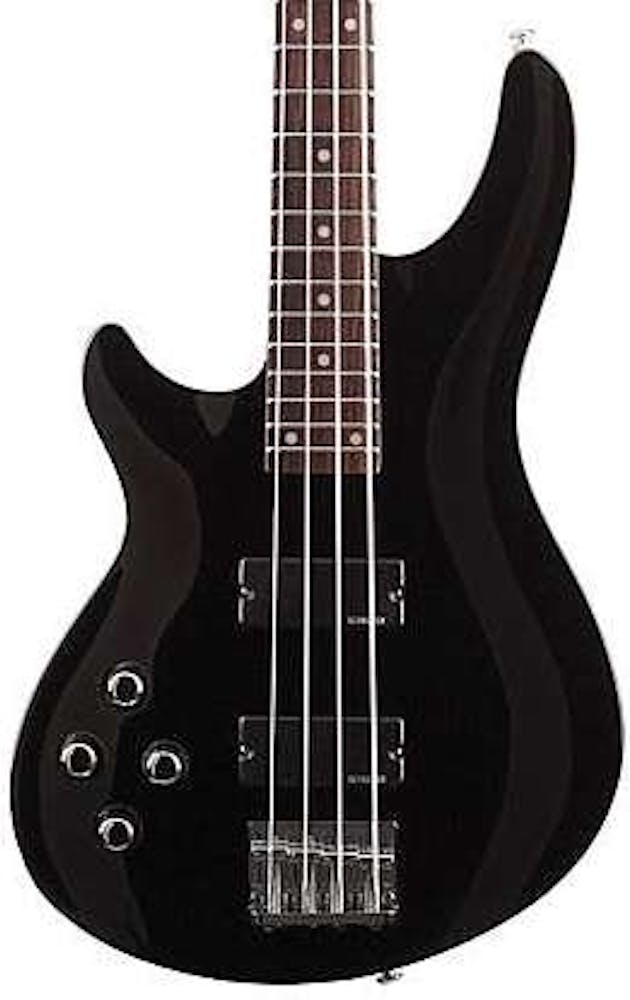Schecter Omen-4 Left Handed Bass Guitar in Gloss Black
