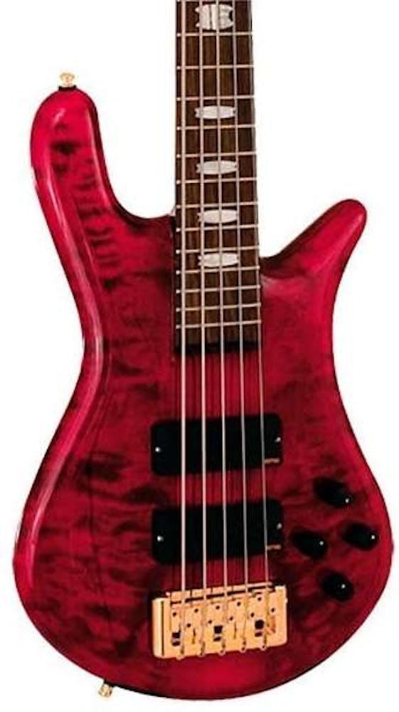 Spector Bass Euro 5LX in Black Cherry Gloss With EMG Pickups