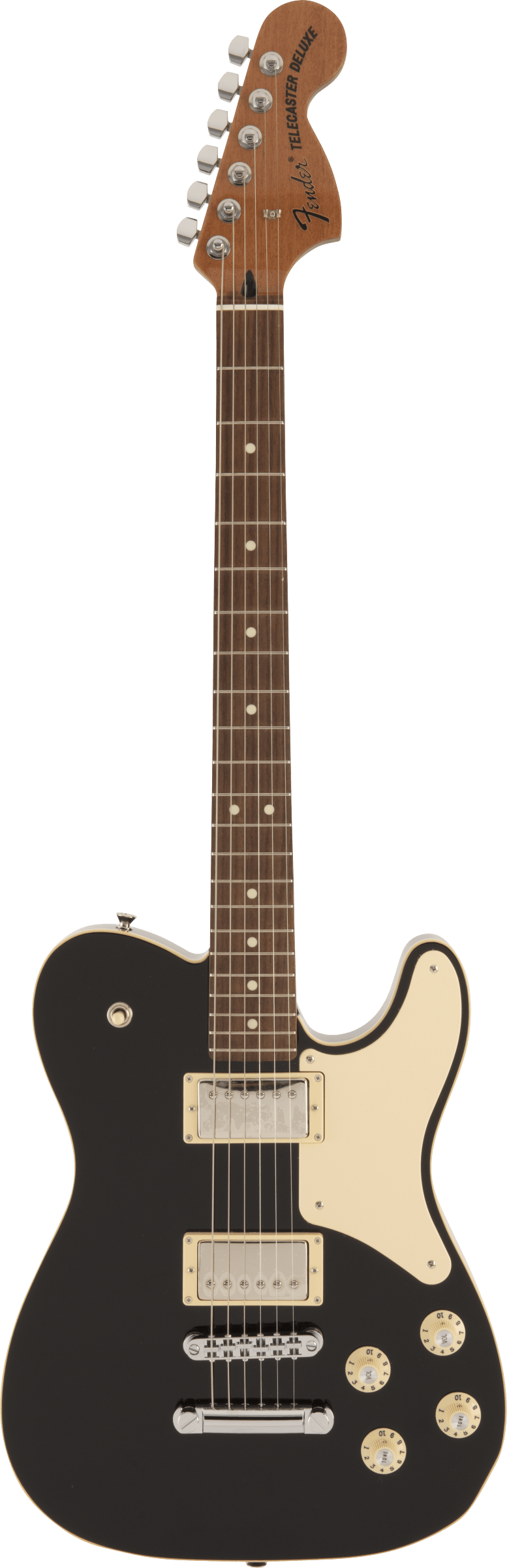 Fender Made In Japan Troublemaker Tele in Black - Andertons Music Co.