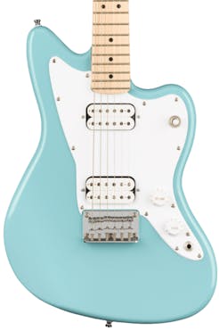 Squier Mini Jazzmaster Electric Guitar in Daphne Blue