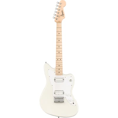 Squier Mini Jazzmaster Electric Guitar in Olympic White