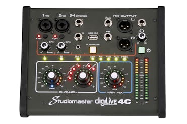 Studiomaster Digilive 4C - 4 Input Digital Mixing Console