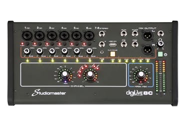 Studiomaster Digilive 8C - 8 Input Digital Mixing Console