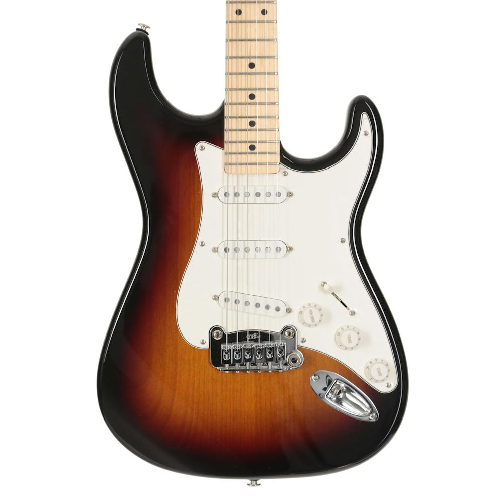 G&L USA Fullerton Deluxe Legacy in 3-Tone Sunburst with Maple Fingerboard