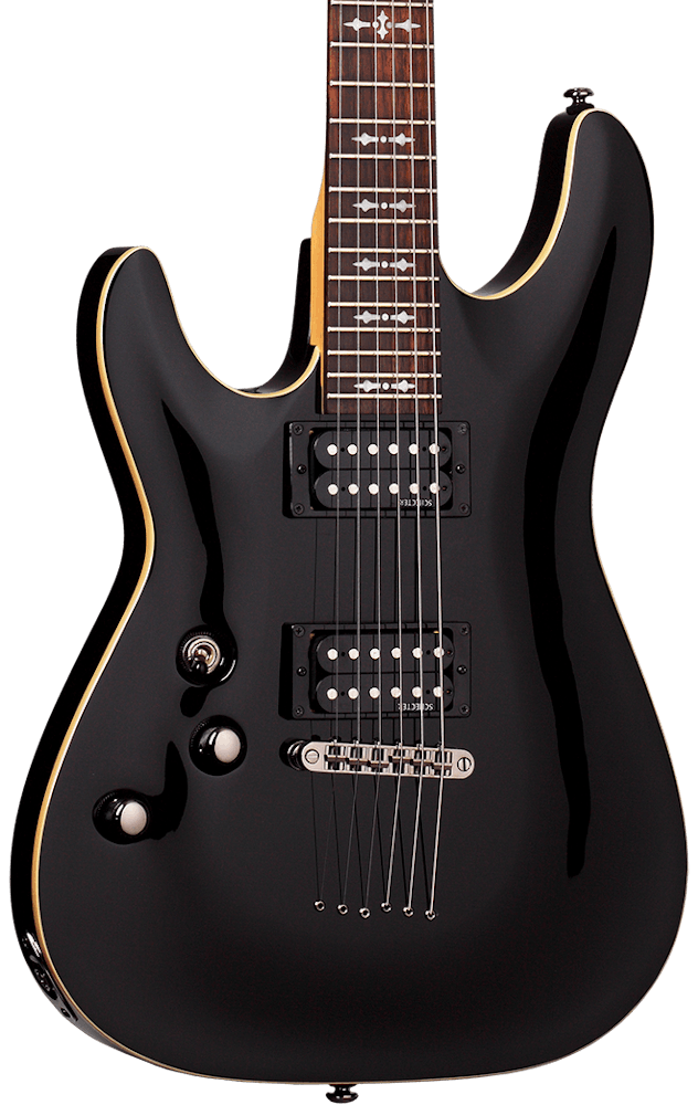 Schecter Omen 6 Left-Handed Electric Guitar in Black