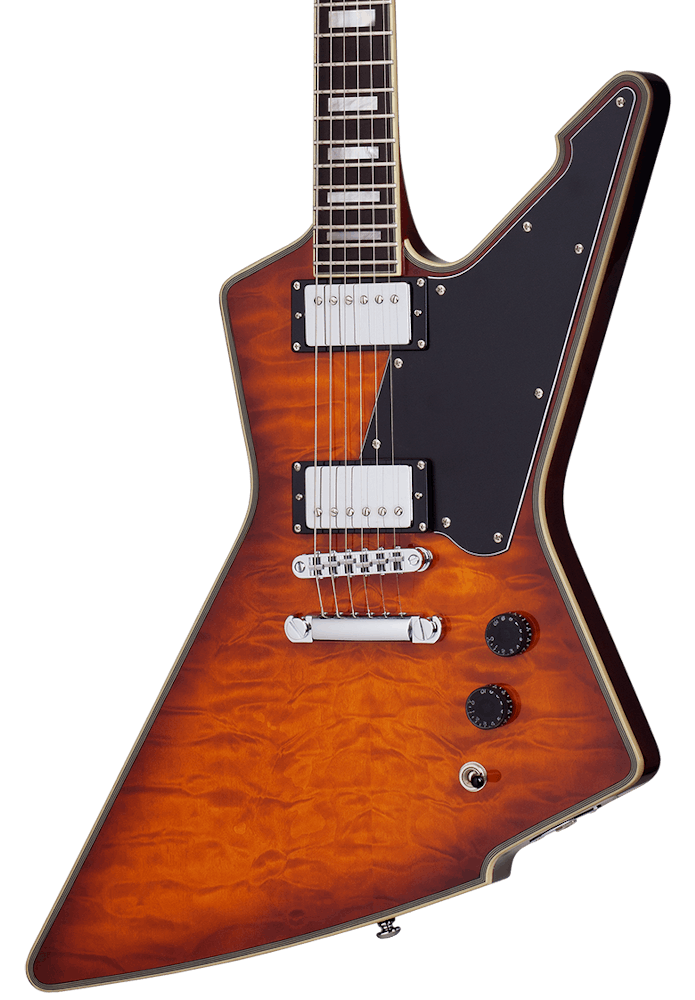 Schecter E-1 Custom Special Edition Electric Guitar in VSB