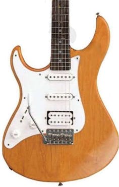Yamaha Pacifica 112J Left-Handed Electric Guitar in Yellow Natural Satin