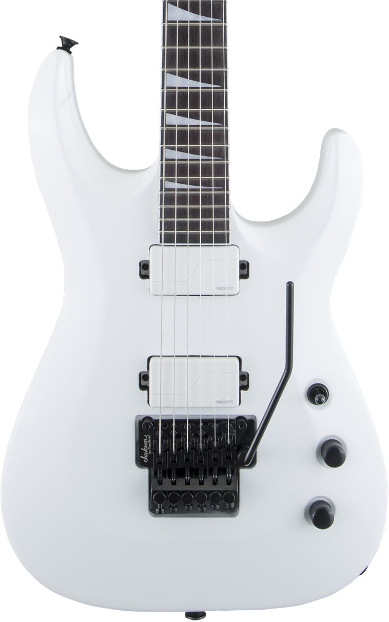 Jackson X Series Dinky Arch Top Extreme DKA-R EX in Snow White 