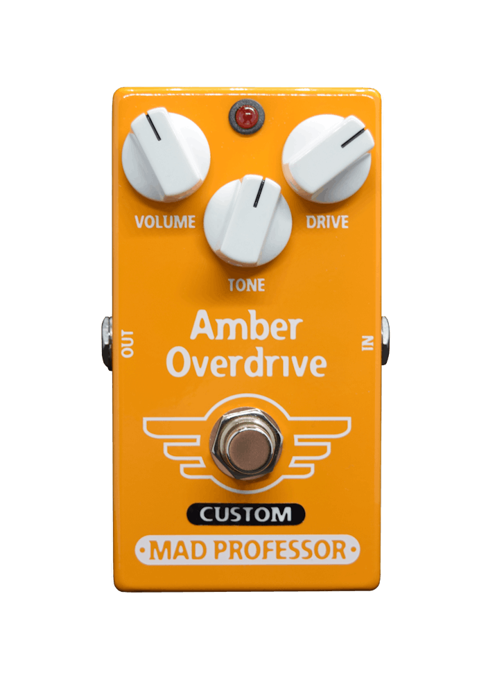 Mad Professor Limited Edition Custom Amber Overdrive Pedal with Midas Touch MOD