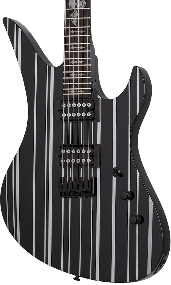 Schecter Synyster Gates Standard HT in Black with Silver Pinstripes