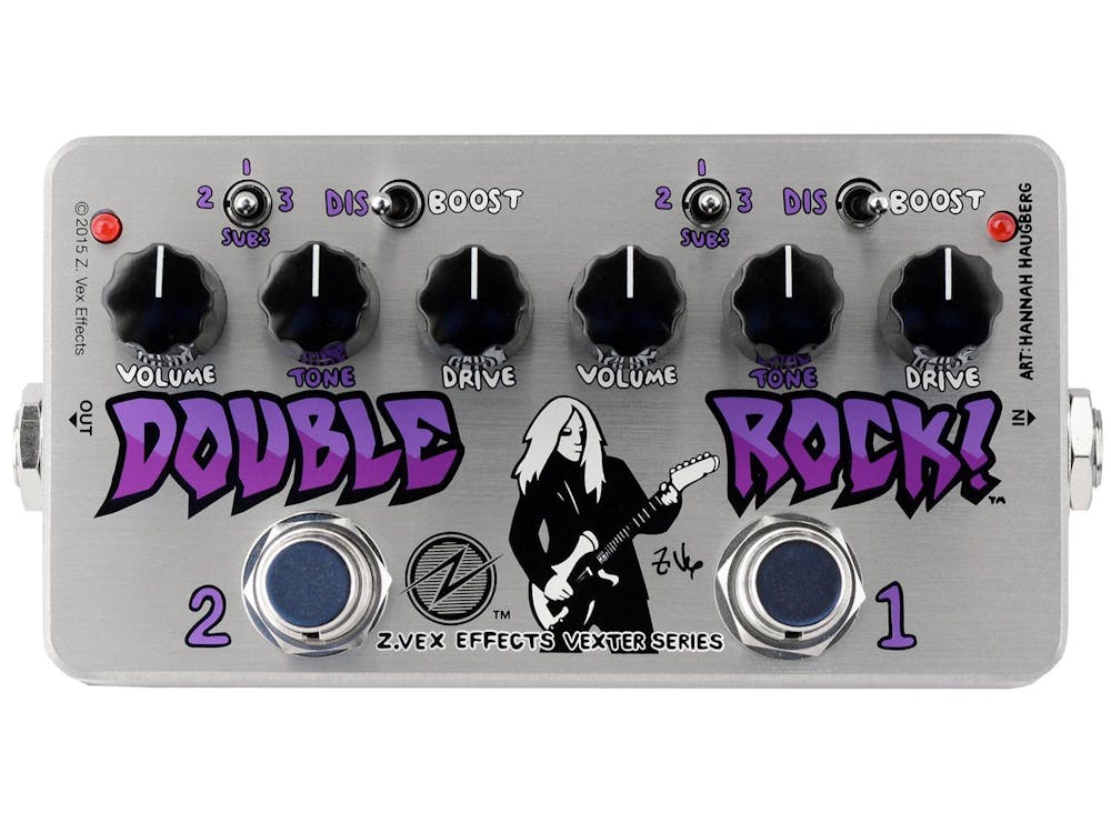 ZVEX Effects Vexter Double Rock Distortion & Boost Pedal