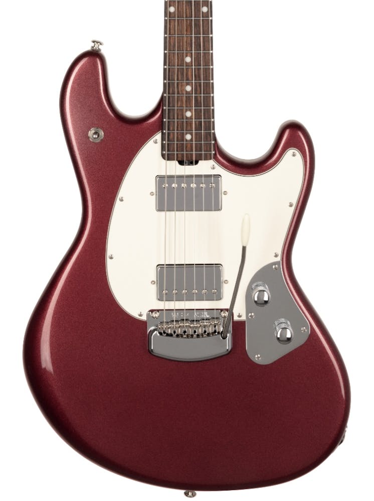 Music Man StingRay RS Electric Guitar in Maroon Mist
