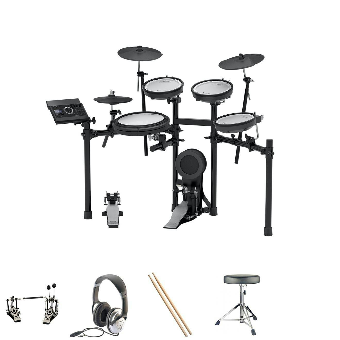 Roland TD-17KV2 V-Drums Electronic Drum Set DRUM ESSENTIALS BUNDLE