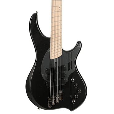 Dingwall NG-3 4-String Electric Bass - Black Metallic w/ Maple Fingerboard - Matching Headstock