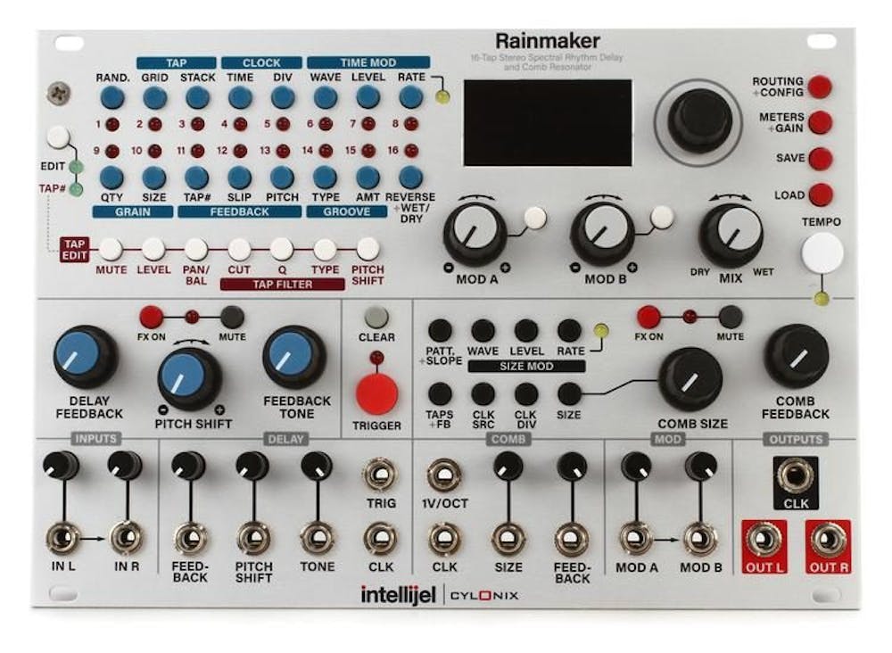 Intellijel Rainmaker 16-Tap Stereo Spectral Rhythm Delay And Comb Resonator
