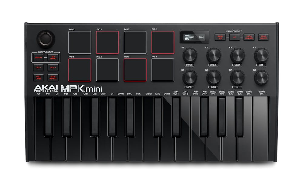 Akai MPK Mini MK3 Keyboard Controller In Black