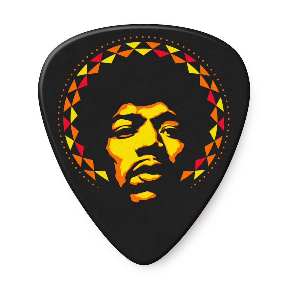 Dunlop Jimi Hendrix Aura Mandala Picks - 6 Pack