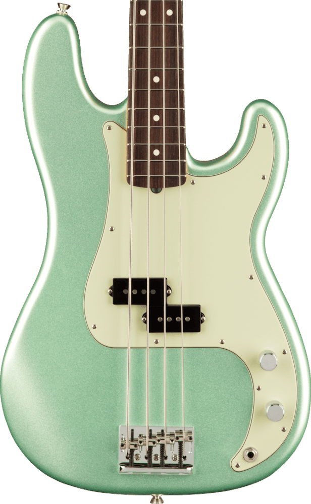 Fender American Professional II Precision Bass in Mystic Surf Green