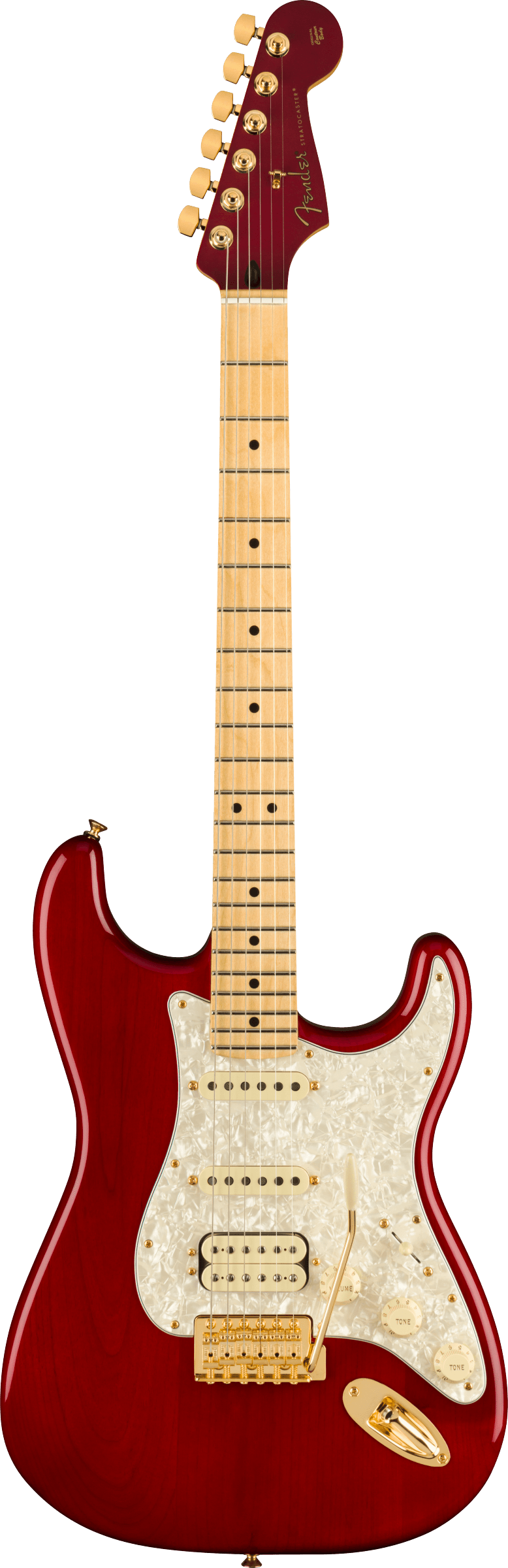 cherry red fender strat