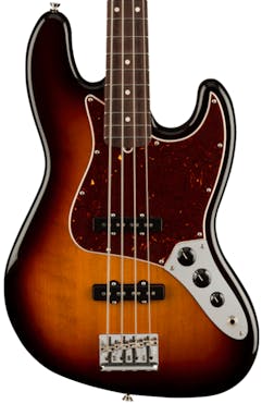 Fender American Professional II Jazz Bass In 3-Colour Sunburst with Rosewood Fingerboard
