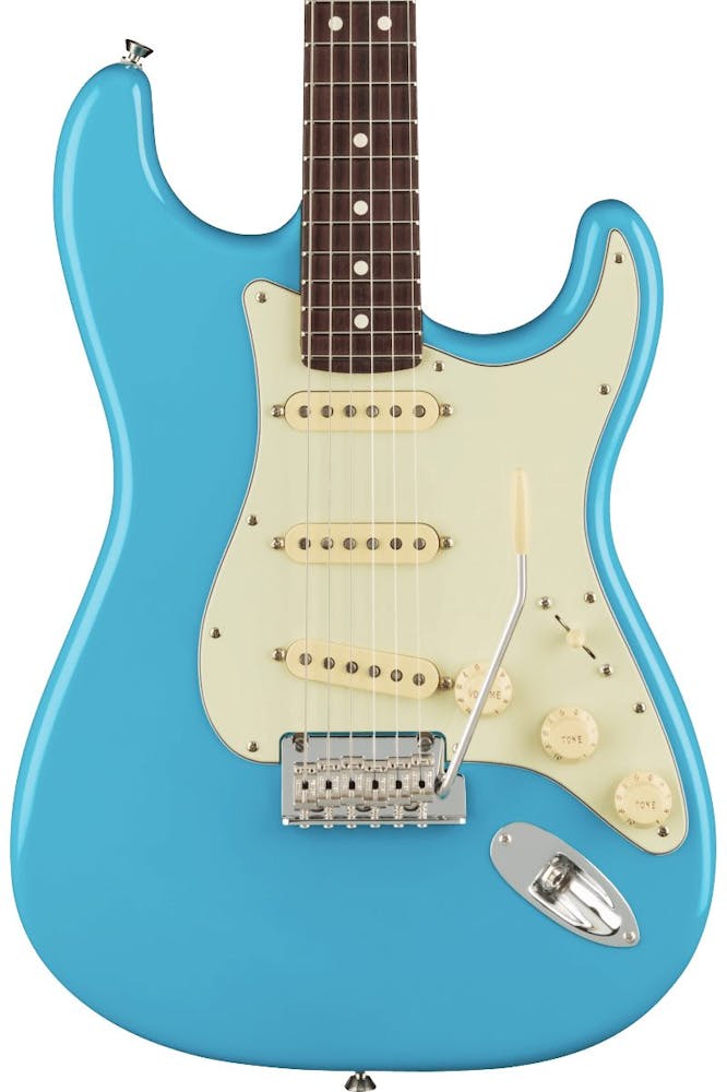 Fender American Professional II Stratocaster in Miami Blue with Rosewood Fingerboard