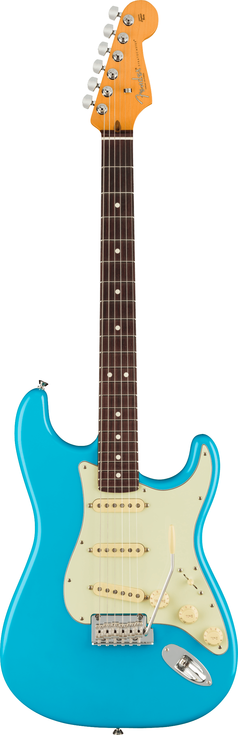 fender american professional ii stratocaster miami blue rosewood