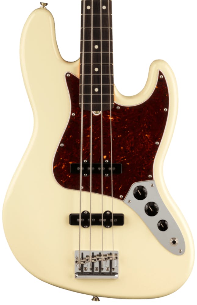Fender American Professional II Jazz Bass In Olympic White with Rosewood Fingerboard