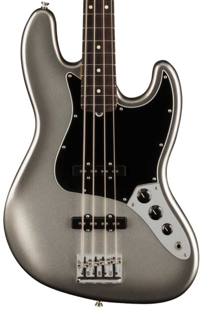 Fender American Professional II Jazz Bass In Mercury with Rosewood Fingerboard